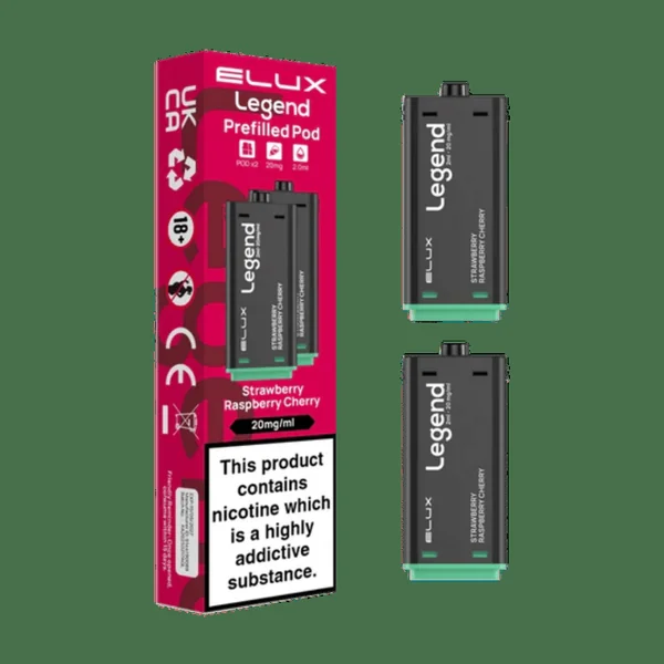 Elux Legend 1500 Prefilled Pod Strawberry Raspberry Cherry