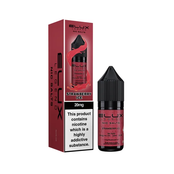 Elux Legend Nic Salt Strawberry Ice E Liquid 10ml