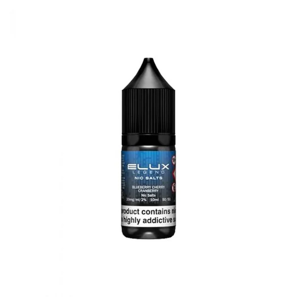 Elux Legend Nic Salts Blueberry Cherry Cranberry E Liquid 10ml