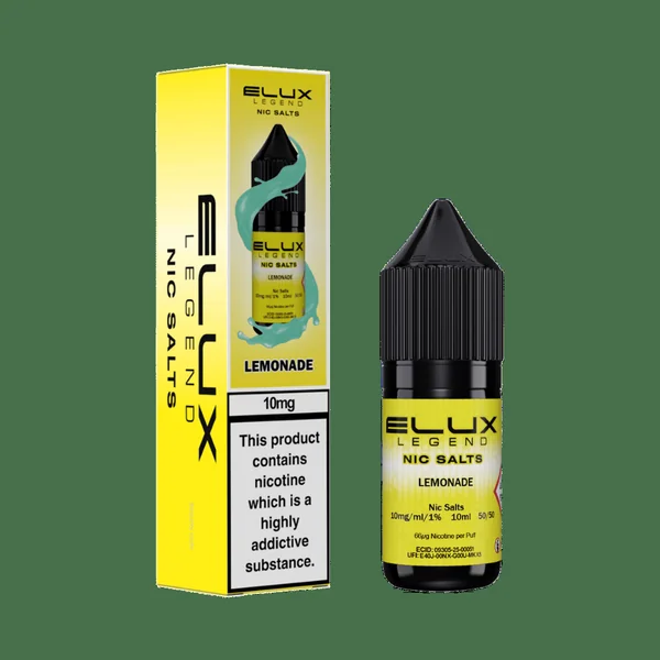 Elux Legend Nic Salts Lemonade E Liquid 10ml