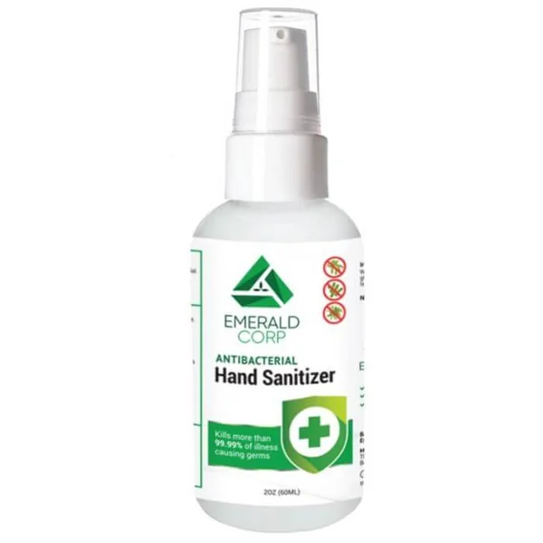 Emerald Corp Pump Antibacterial Hand Sanitizer 2.0 oz