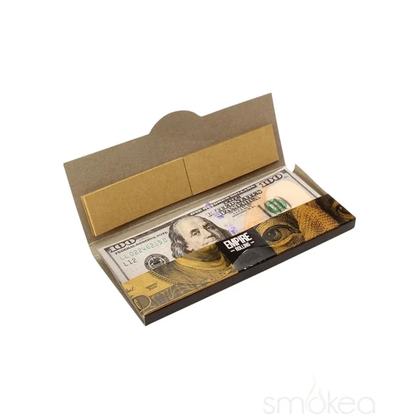 Empire Benny Pack $100 Dollar Bill Rolling Papers w/ Tips - Image 2