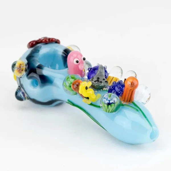 Empire Glassworks Great Barrier Reef Spoon Pipe - Image 4