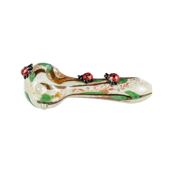 Empire Glassworks Ladybug Spoon Pipe - Image 3
