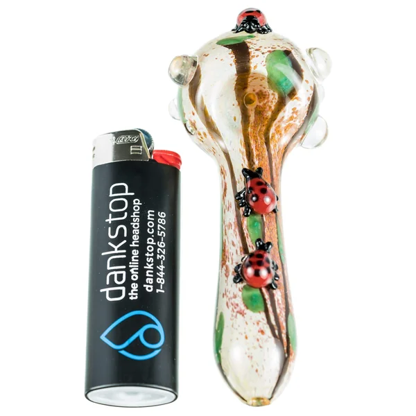 Empire Glassworks Ladybug Spoon Pipe - Image 4