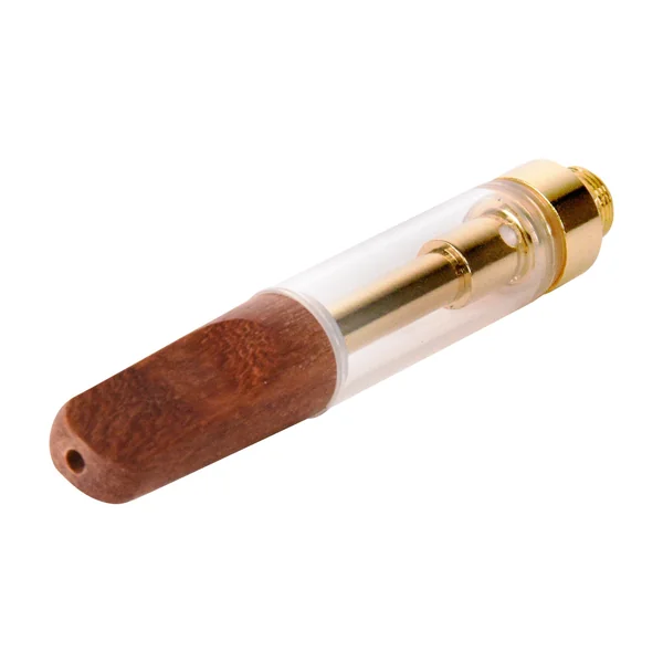 Empty 1mL 510 Wood Screw Tip Gold Vape Cartridge - Image 4
