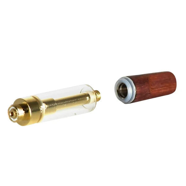 Empty 1mL 510 Wood Screw Tip Gold Vape Cartridge - Image 5
