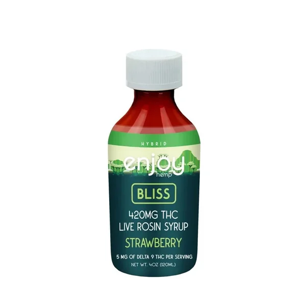 Enjoy Hemp Delta 9 Strawberry THC Syrup