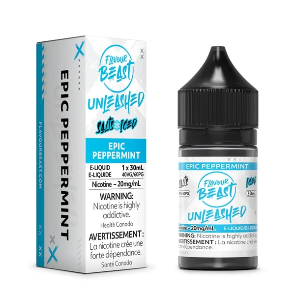 Epic Peppermint SALT Unleashed Flavour Beast Salt E-Liquid | 30mL - VapeLoft