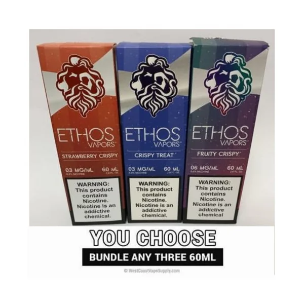 Ethos Crispy Treats 60ml Pick 3 Bundle Pack (180ml)
