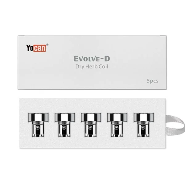 Evolve-D Dry Herb Dual Coil - 5 Pack
