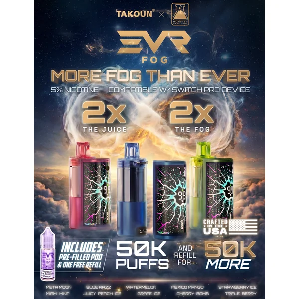 EVRFOG 100K Refillable Disposable POD - Image 3