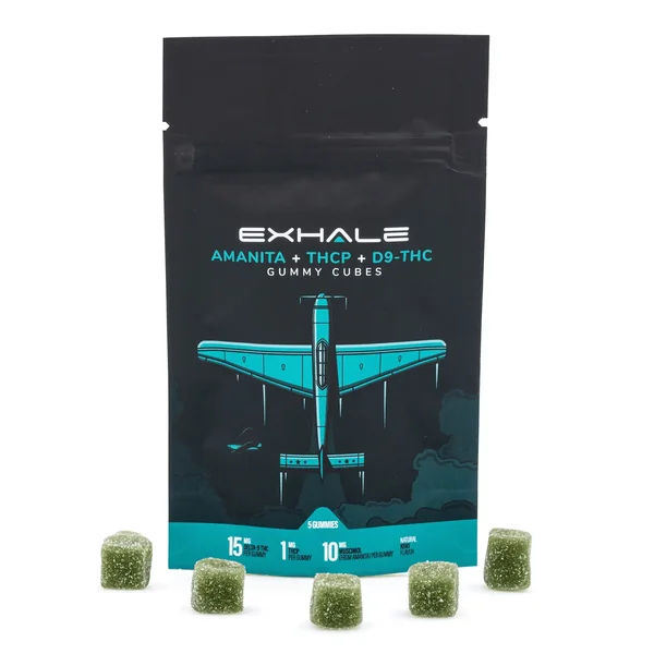 Exhale Amanita Muscaria Mushroom + THCP + Delta 9 Gummies (5 Count)