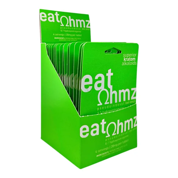 Exodus Eat Ohmz 7 Hydroxy & Pseudo 20mg 2ct Green Tablet