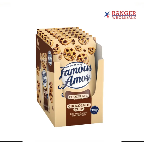 FAMOUS AMOS CHOC CHIP 3OZ/6CT