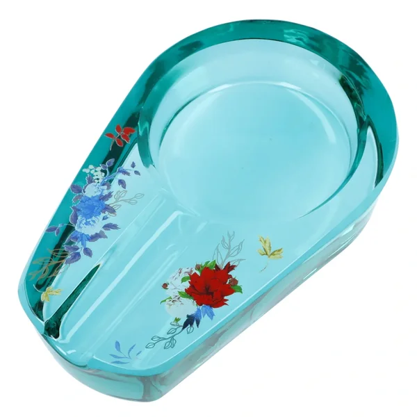 Famous Design Floral Lush Ashtray - Image 3