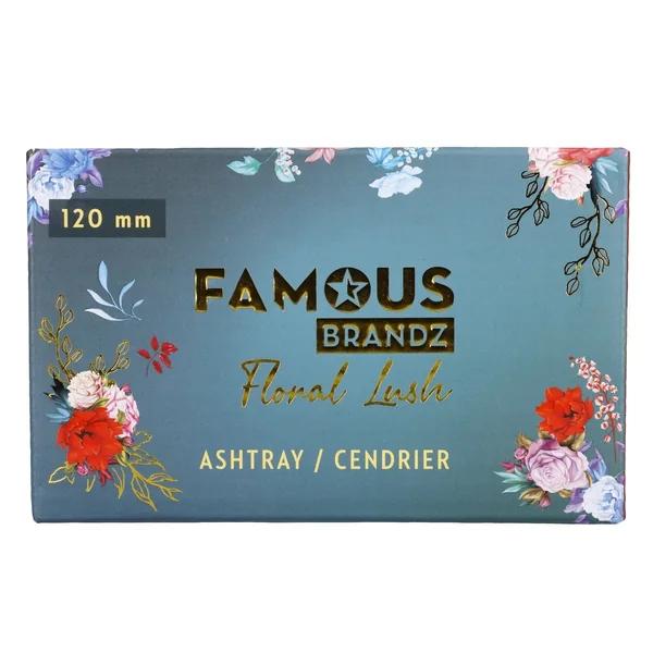 Famous Design Floral Lush Ashtray - Image 5
