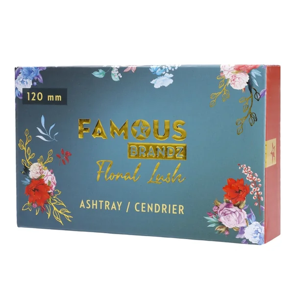 Famous Design Floral Lush Ashtray - Image 6