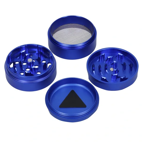 Famous Design-Privilege Aluminum 3 Stage Grinder-Blue - Image 4
