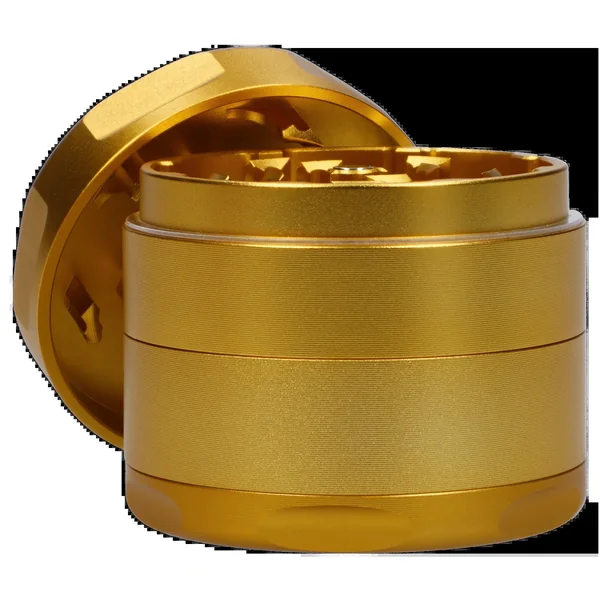 Famous Design-Surrender Aluminum 3 Stage Grinder-Gold