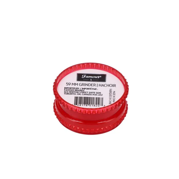 Famous X 59mm Acrylic Grinders – Tray of 12 - Image 5