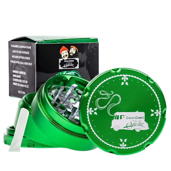 Famous X Cheech & Chong's Up In Smoke 50mm 4-Piece Grinder - Image 19