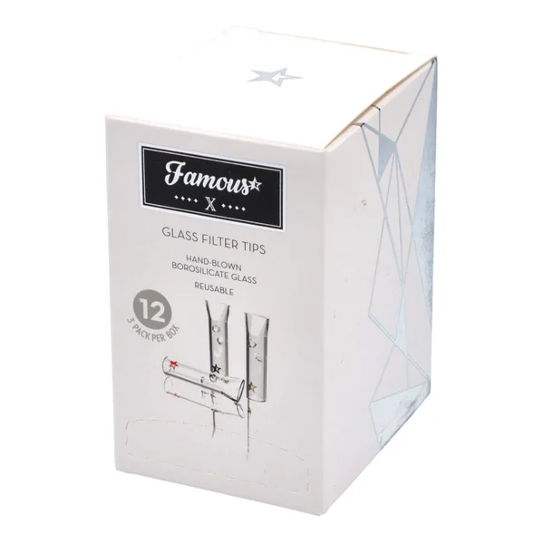 Famous X Glass Filter Tips 3-Pack - Image 4
