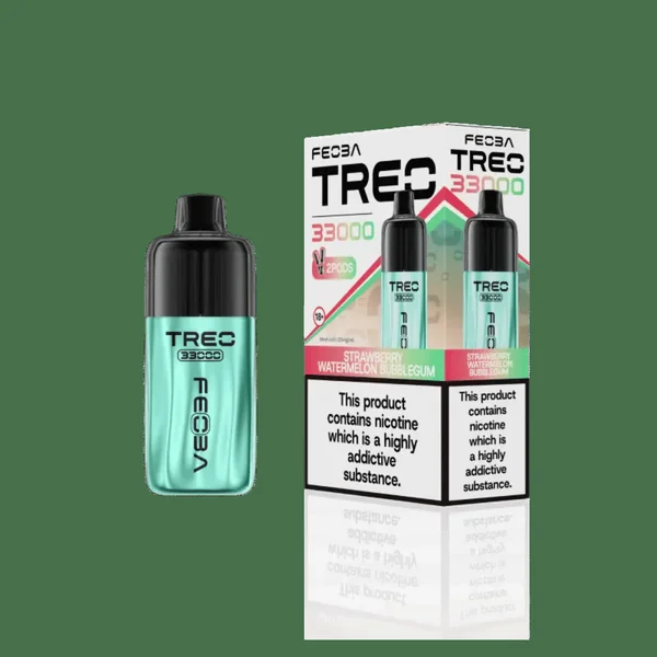 Feoba Treo 33000 Prefilled Pod Kit Strawberry Watermelon Bubblegum