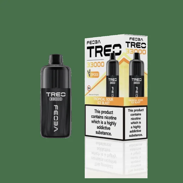 Feoba Treo 33000 Prefilled Pod Kit Tropical Sour Ice Blast