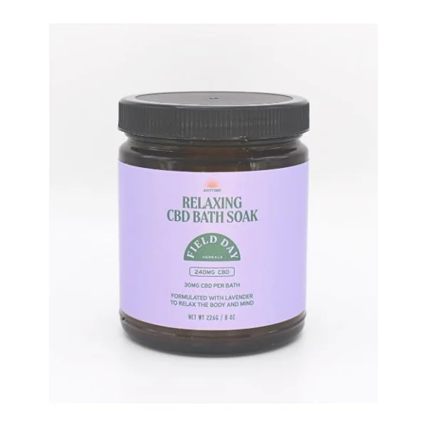 Field Day - Lavender CBD Bath Soak - VapeO2 Delivery