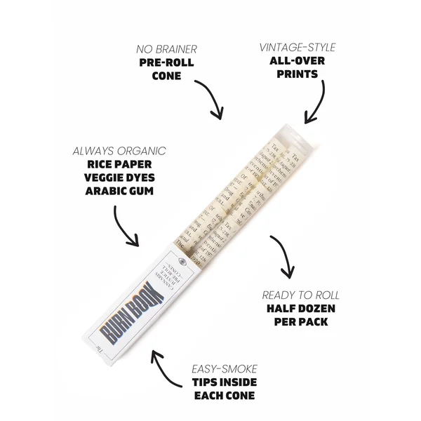 Field Trip Rolling Papers Burn Book Pre-Roll Cones - Image 3