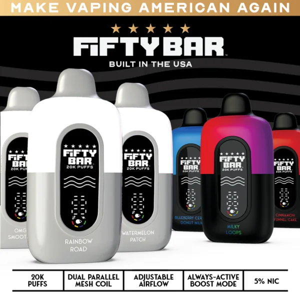 Fifty Bar 20K Disposable Vape 5%