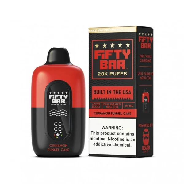Fifty Bar 20K Disposable Vape 5% - Image 3