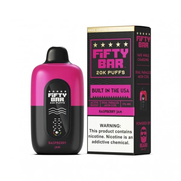 Fifty Bar 20K Disposable Vape 5% - Image 8