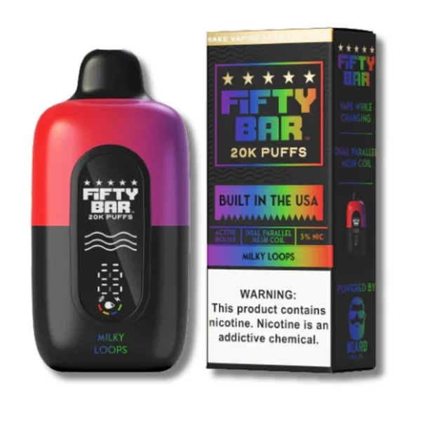 Fifty Bar 20K Disposable Vape Black Series Edition - Dessert Flavors - Image 3