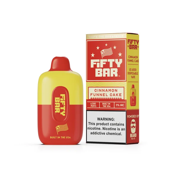 Fifty Bar 6500 Puff Rechargeable Vape 16mL - Image 11
