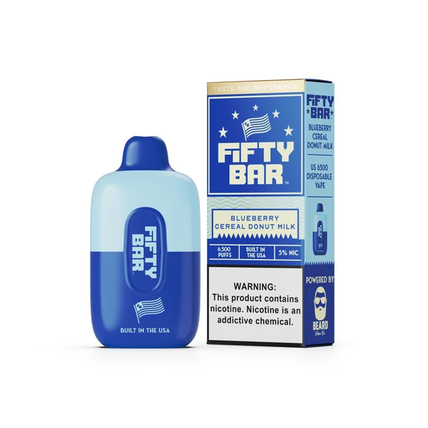 Fifty Bar 6500 Puff Rechargeable Vape 16mL - Image 12