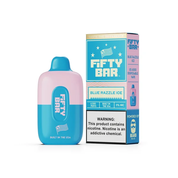Fifty Bar 6500 Puff Rechargeable Vape 16mL - Image 13