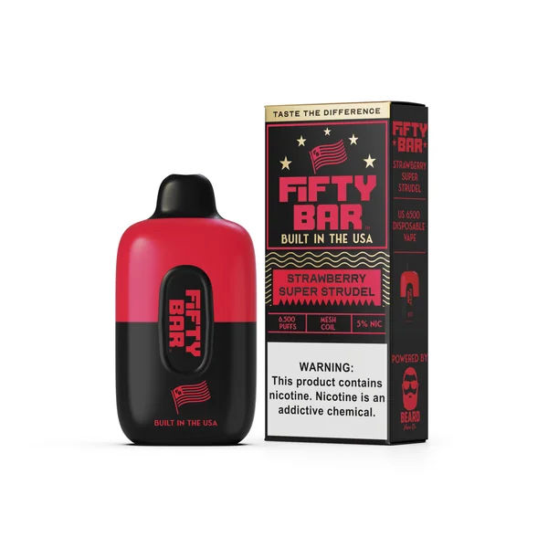 Fifty Bar 6500 Puff Rechargeable Vape 16mL - Image 17