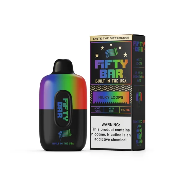 Fifty Bar 6500 Puff Rechargeable Vape 16mL - Image 18
