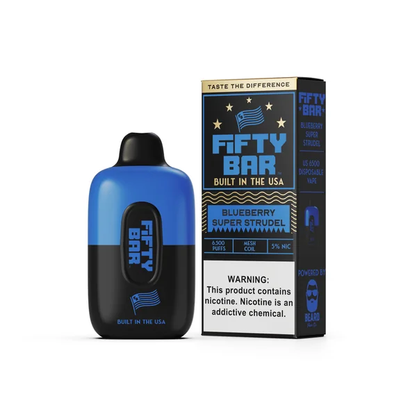 Fifty Bar 6500 Puff Rechargeable Vape 16mL - Image 20