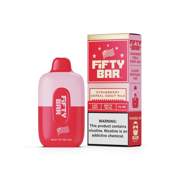 Fifty Bar 6500 Puff Rechargeable Vape 16mL - Image 4