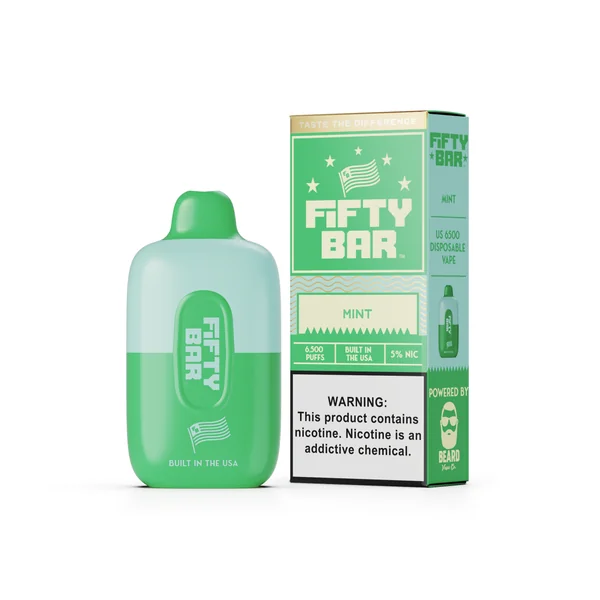 Fifty Bar 6500 Puff Rechargeable Vape 16mL - Image 7