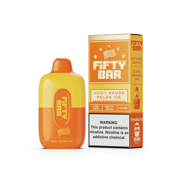 Fifty Bar 6500 Puff Rechargeable Vape 16mL - Image 9
