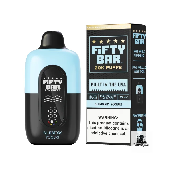 Fifty Bar Black Series 20K Disposable Vape - Image 3