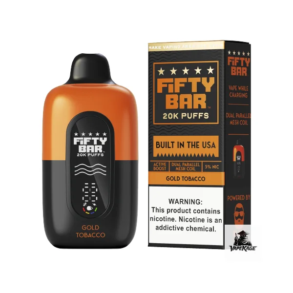 Fifty Bar Black Series 20K Disposable Vape - Image 6