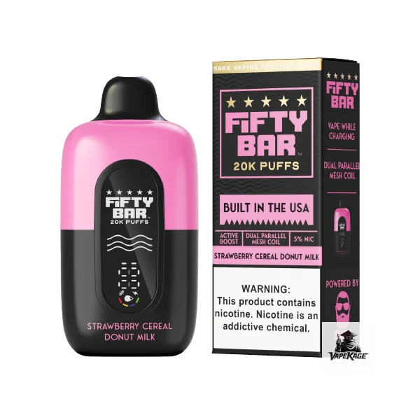 Fifty Bar Black Series 20K Disposable Vape - Image 9