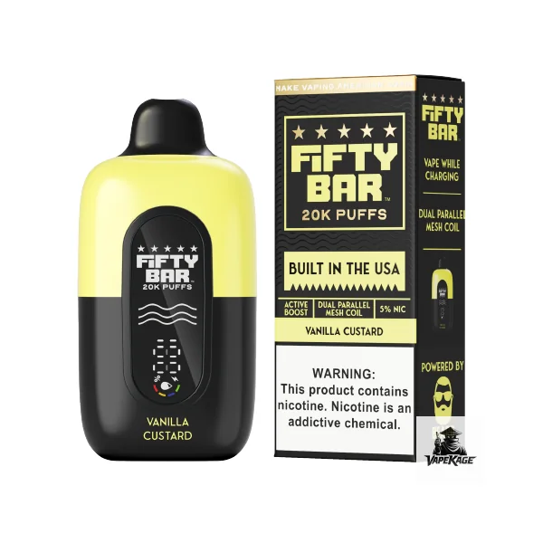 Fifty Bar Black Series 20K Disposable Vape - Image 10
