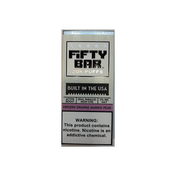 Fifty Bar V2 Baja Mango White Series Disposable 20k Puff