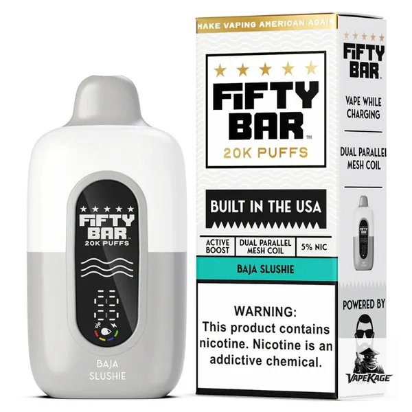 Fifty Bar White Series 20K Disposable Vape